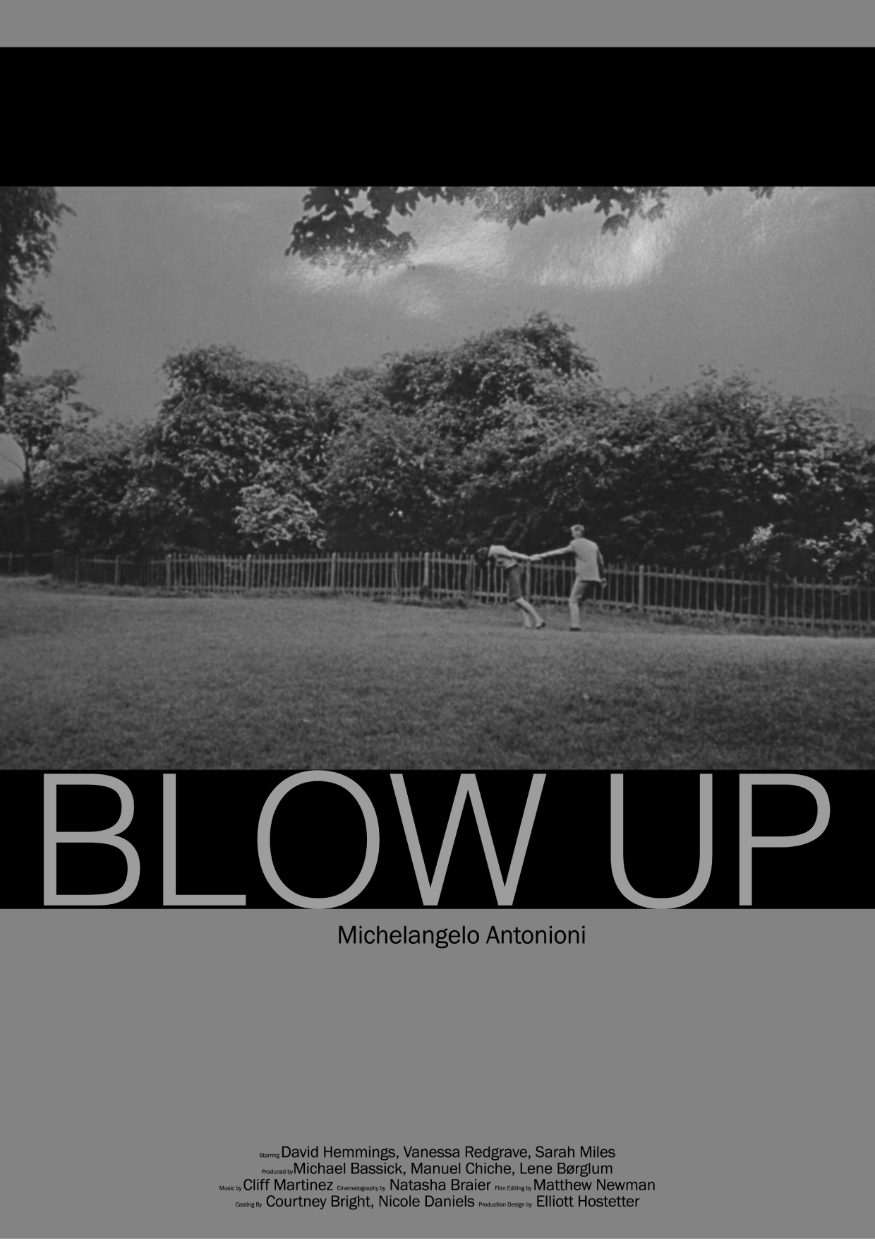 Blow Up Experimental Film Poster پوستر تجربی فیلم Blow Up